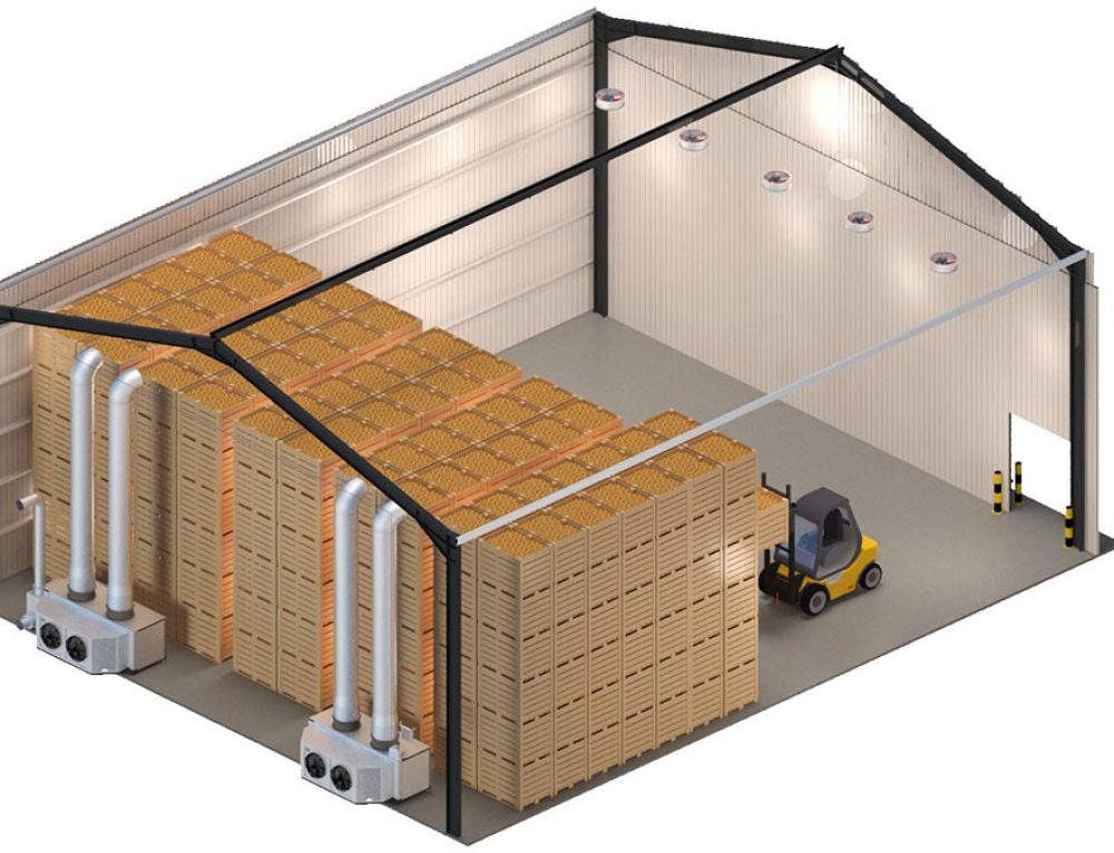 Box storage Controlled Atmosphere Dutch Distribution Centres