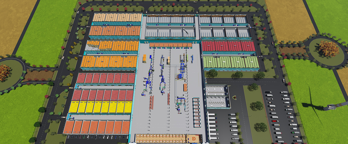 distribution centre without roof