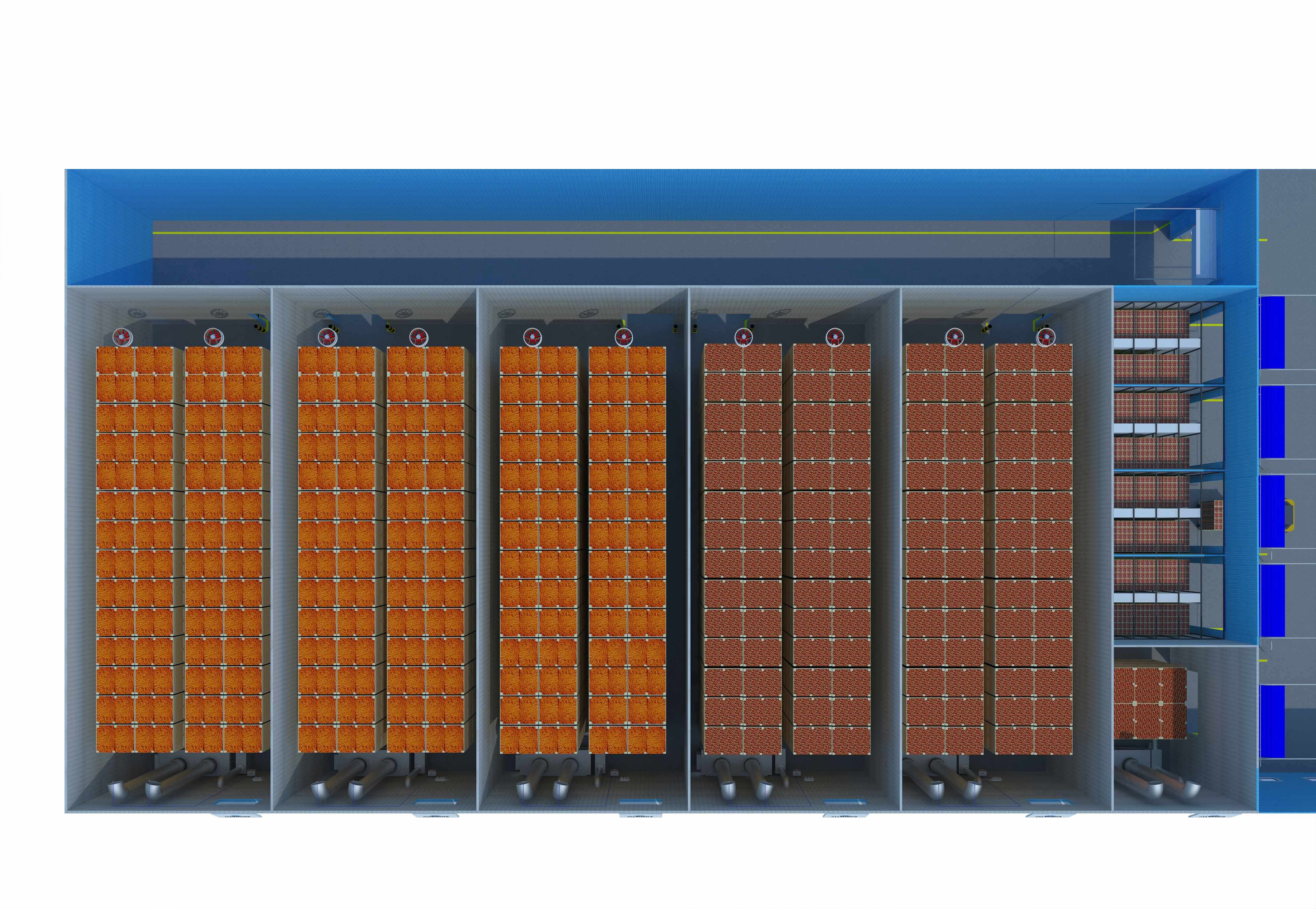 Storage of potatoes and carrots