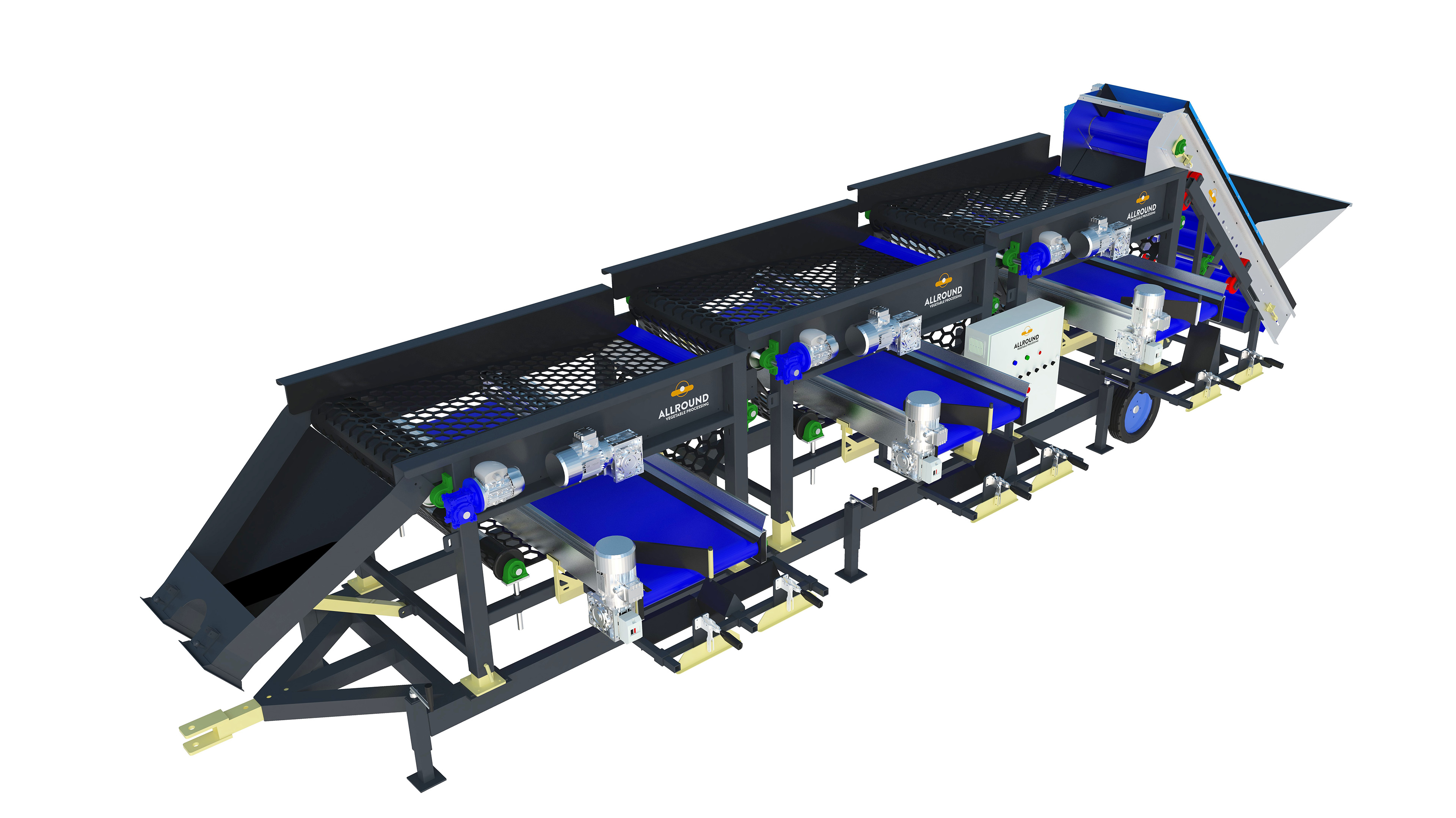 Allround grading machine