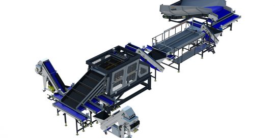 Allround inspection and grading line