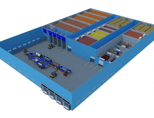 Distribution centre 5000 tons storage