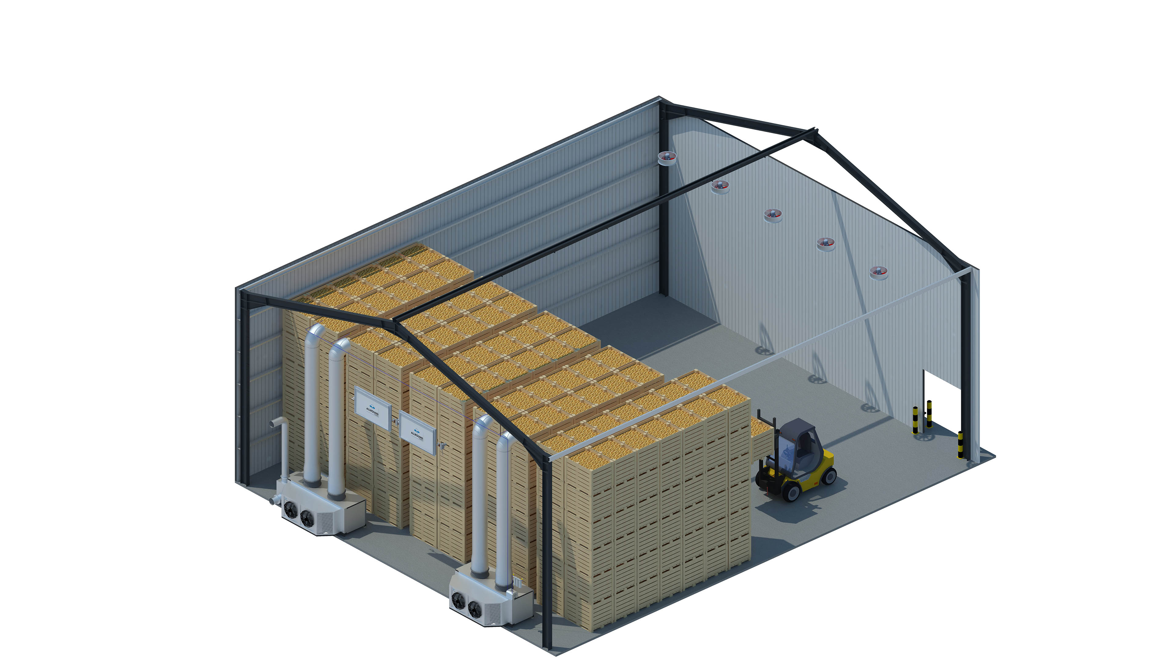 Box storage room ventilation Dutch Distribution Centres